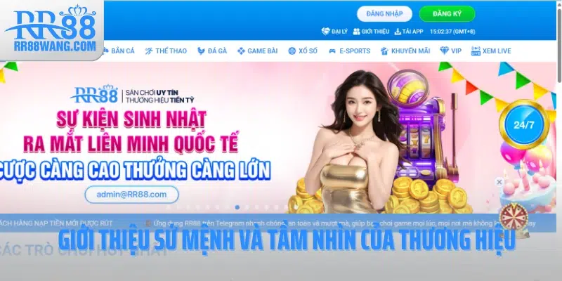 Giới thiệu RR88 về sứ mệnh và tầm nhìn 